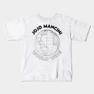 jojo mancini world wide design Kids T-Shirt